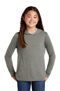 Long Sleeve Hoodie (Youth & Adult) / Grey Frost / New Castle Elementary School