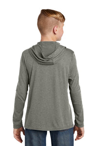 Long Sleeve T-shirt Hoodie (Youth & Adult) / Grey Frost / Walnut Grove Elementary School