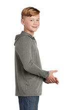 Long Sleeve T-shirt Hoodie (Youth & Adult) / Grey Frost / College Park Elementary