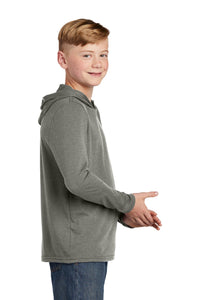 Long Sleeve T-shirt Hoodie (Youth & Adult) / Grey Frost / Walnut Grove Elementary School