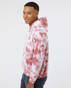 Blended Hooded Tie-Dyed Sweatshirt / Begonia Crystal / Cavalier Golf and Yacht Club Swim Team