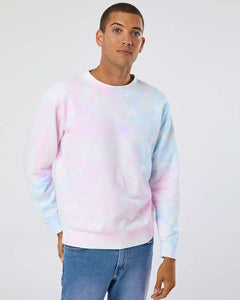 Midweight Tie-Dyed Sweatshirt / Tie Dye Cotton Candy / Princess Anne High School Track and Field