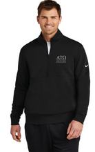 Nike Club Fleece Quarter Zip / Black / Greek