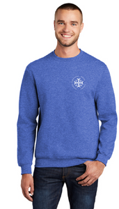 Core Fleece Crewneck Sweatshirt / Heather Royal / Annunciation Norfolk