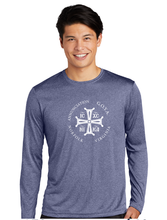 Long Sleeve Heather Contender Tee / Navy Heather / Annunciation Norfolk