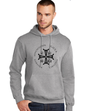 Core Fleece Pullover Hooded Sweatshirt / Athletic Heather / Annunciation Norfolk