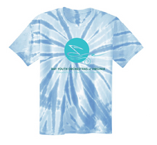 Tie-Dye Tee (Youth & Adult) / Light Blue / Bay Youth Orchestras of Virginia