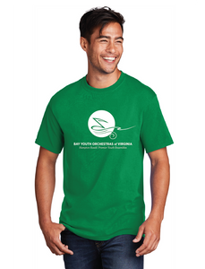 Core Cotton Tee / Kelly Green / Bay Youth Orchestras of Virginia