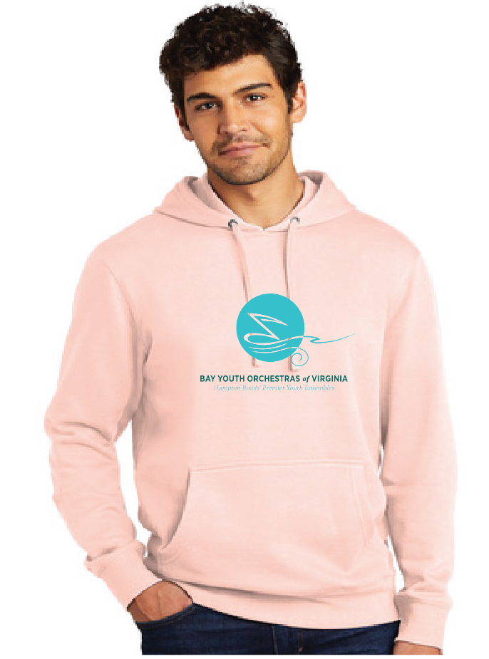 District Fleece Hoody (Youth & Adult) / Pink / Bay Youth Orchestras of Virginia