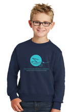 Core Fleece Crewneck Sweatshirt (Youth & Adult) / Navy / Bay Youth Orchestras of Virginia