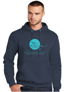 Core Fleece Pullover Hooded Sweatshirt (Youth & Adult) / Navy / Bay Youth Orchestras of Virginia