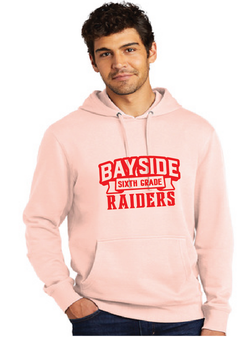 District Fleece Hoody (Youth & Adult) / Pink / Bayside Sixth Grade Campus