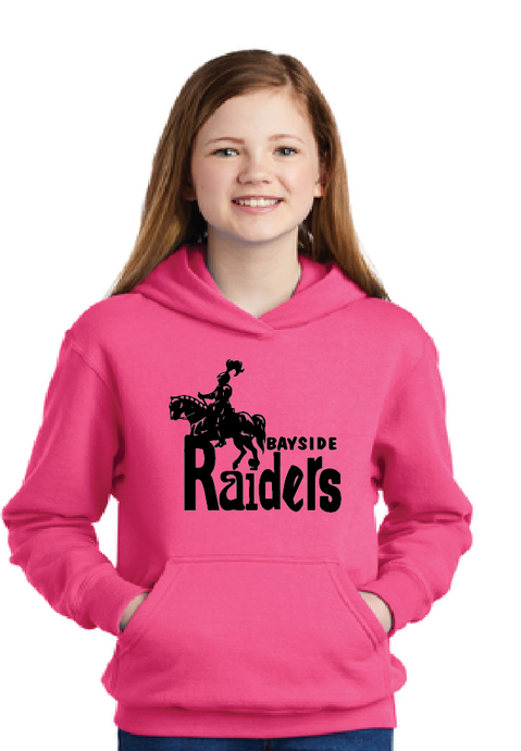Core Fleece Pullover Hooded Sweatshirt (Youth & Adult) / Pink / Bayside Sixth Grade Campus