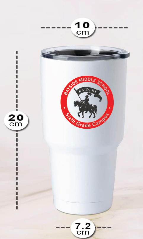 32 oz Stainless Steel Tumbler / Bayside Sixth Grade Campus