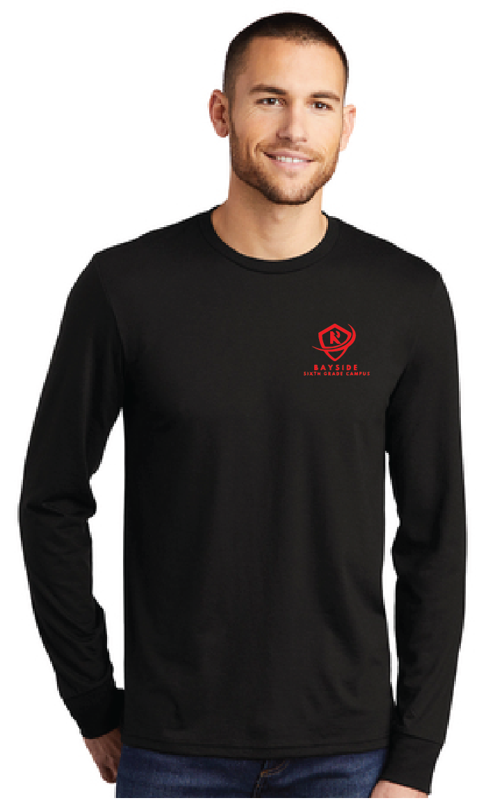 Triblend Long Sleeve Tee / Black / Bayside Sixth Grade Campus Staff Store