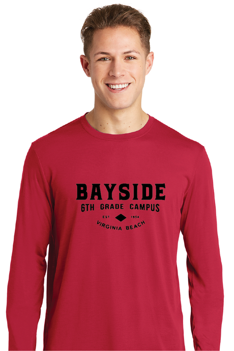 Long Sleeve Cotton Touch Tee / Red / Bayside Sixth Grade Campus Staff Store
