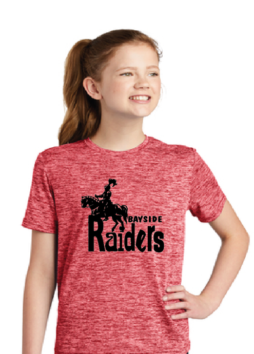 Electric Heather Tee (Youth & Adult) / Electric Red / Bayside Sixth Grade Campus