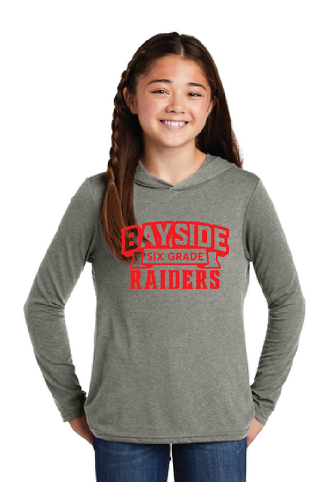 Long Sleeve Hoodie (Youth & Adult) / Grey Frost / Bayside Sixth Grade Campus