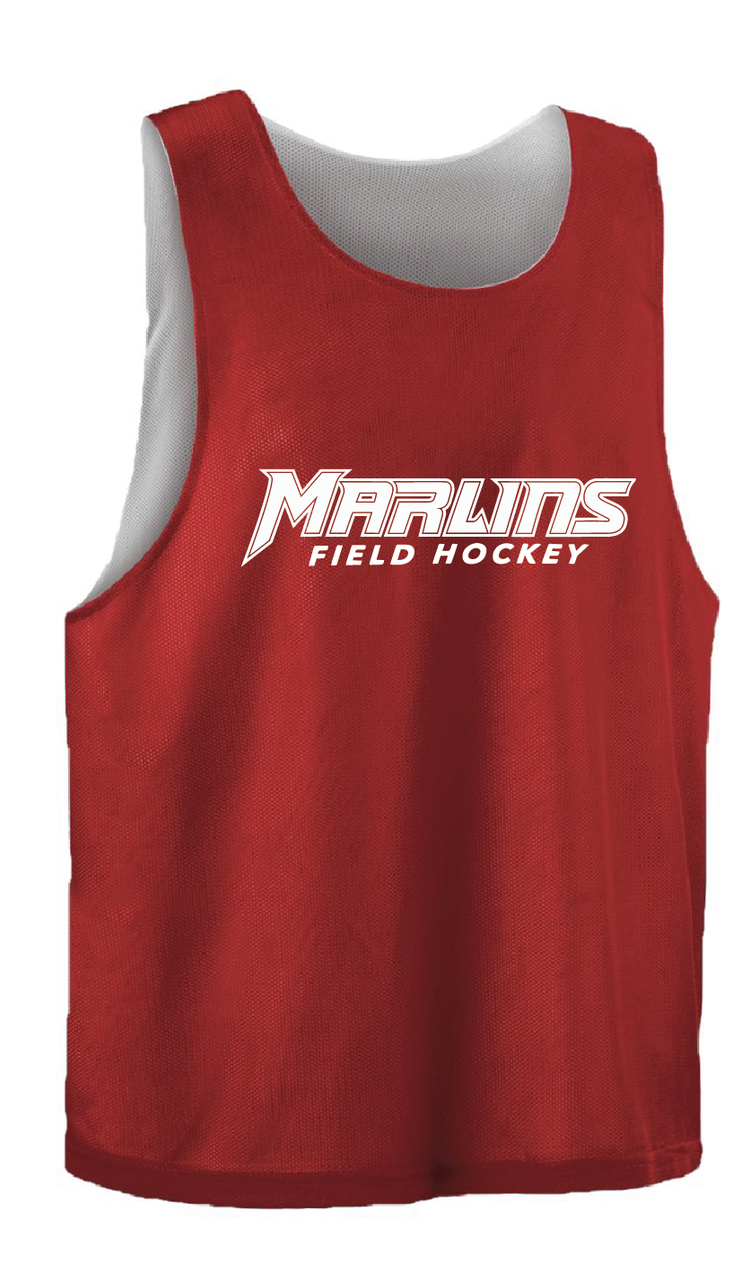 Women's Reversible Pinnie  / Red and White / Bayside High School Field Hockey