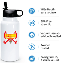 32oz Stainless Steel Water Bottle / Bayside High School Field Hockey