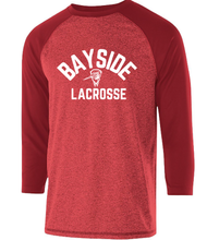 Typhoon Raglan Shirt / Scarlet Heather/Scarlet / Bayside High School Lacrosse