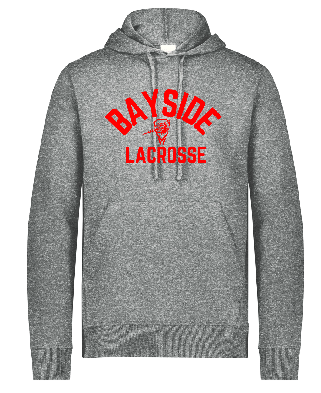 All-Day Core Basics Fleece Hoodie / Platinum Heather / Bayside High School Lacrosse