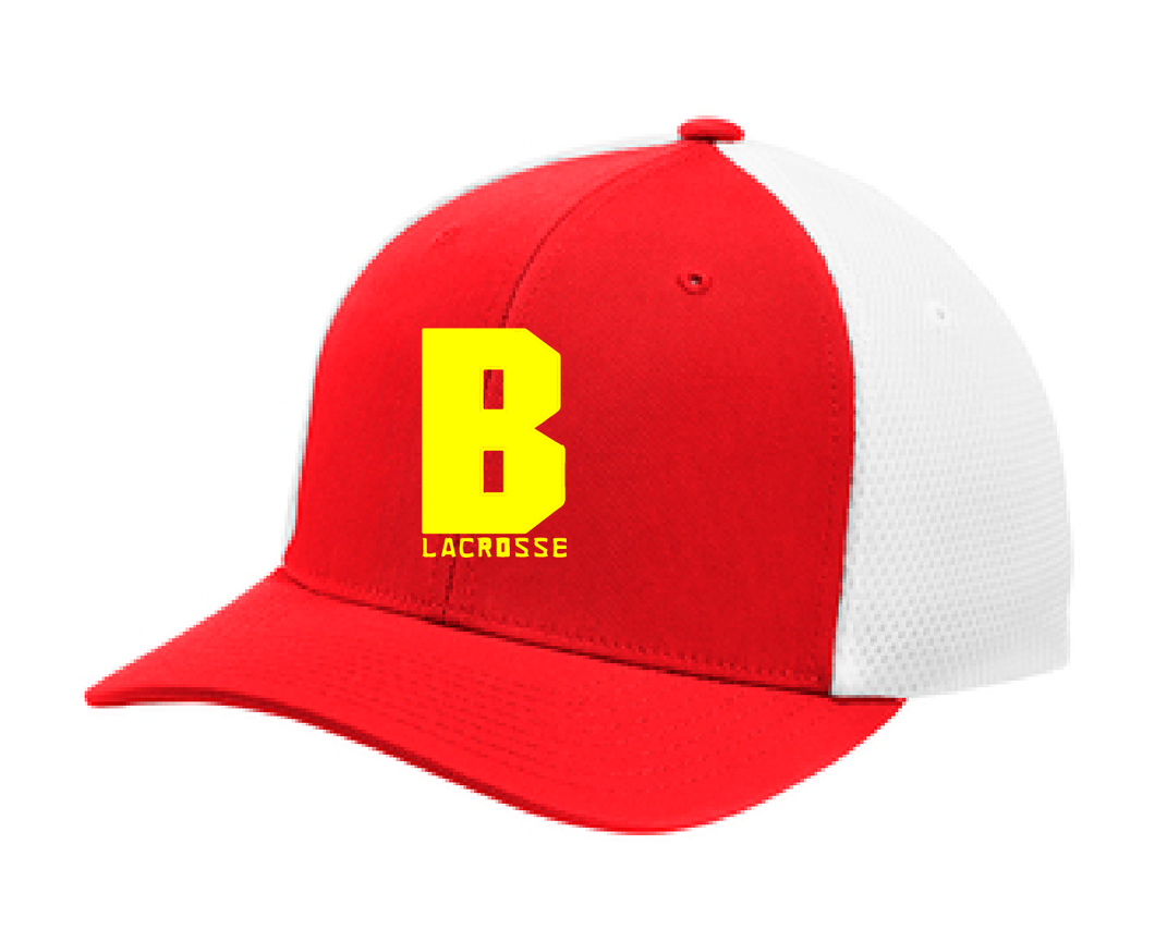 Air Mesh Back Cap / Red / Bayside High School Lacrosse