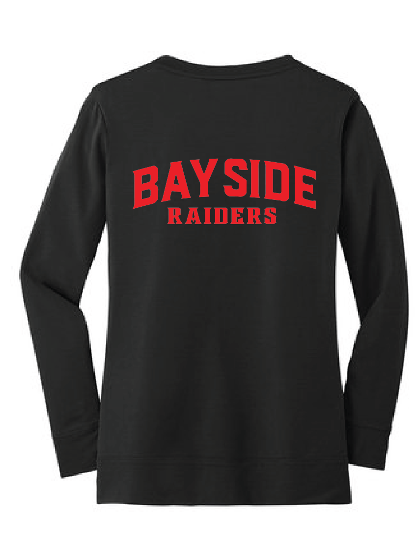 Triblend Long Sleeve Tee  / Black / Bayside Middle School Staff