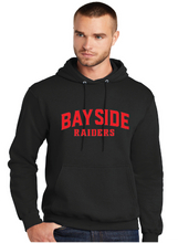 Core Fleece Pullover Hooded Sweatshirt (Youth & Adult) / Black / Bayside Middle School