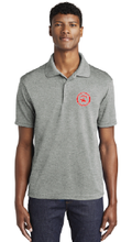 RacerMesh Polo / Grey Heather / Bayside Middle Staff