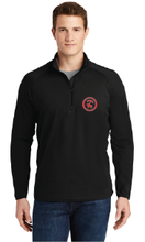 Stretch 1/2-Zip Pullover / Black / Bayside Middle Staff