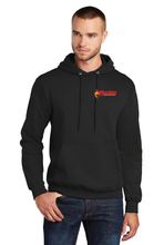 Core Fleece Pullover Hooded Sweatshirt / Black / Bayside High School Swim & Dive