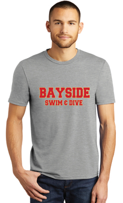 Perfect Tri Tee / Heathered Grey / Bayside High School Swim & Dive