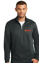 Performance Fleece 1/4-Zip Pullover Sweatshirt / Black / Bayside High School Swim & Dive