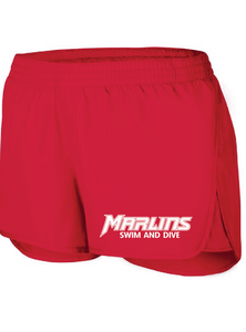 Women's Wayfarer Shorts / Red / Bayside High School Swim & Dive