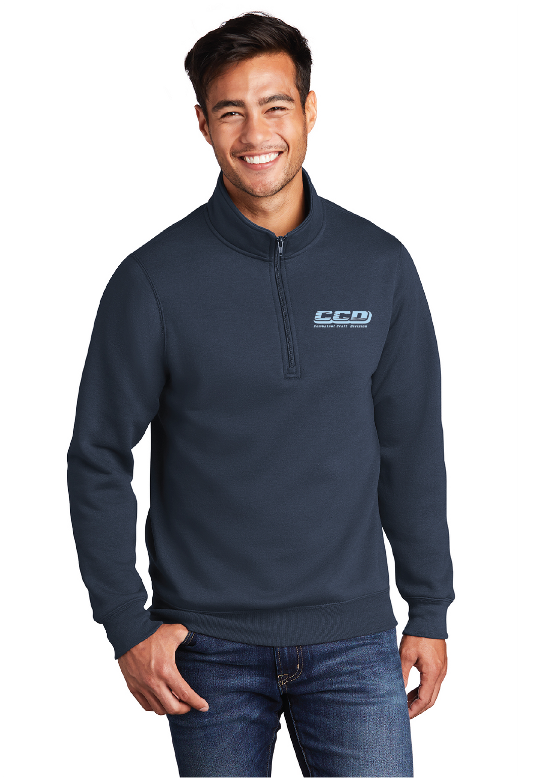 Core Fleece 1/4-Zip Pullover Sweatshirt / Navy / Combatant Craft Division