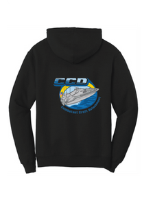 Core Fleece Pullover Hooded Sweatshirt / Black / Combatant Craft Division