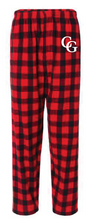 Flannel Pants Pajamas  / Red & Black Buffalo / Center Grove