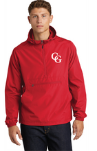 Packable Anorak / Red / Center Grove