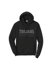 Fleece Pullover Hooded Sweatshirt / Black / Center Grove