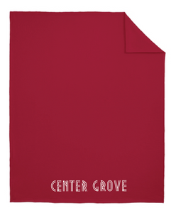 Core Fleece Sweatshirt Blanket / Red / Center Grove