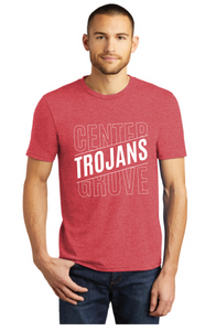 Center Grove Trojans Soft Style T-Shirt Sq / Heather Red / Center Grove