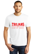 Center Grove Trojans Soft Style T-Shirt / White / Center Grove