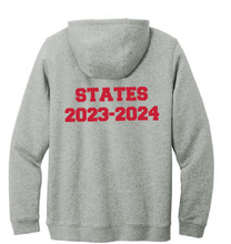 STATES - Nike Club Fleece Pullover Hoodie / Dark Heather Grey / Cape Henry Swimming