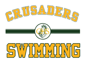 3" Sticker / Catholic High School Swimming Team