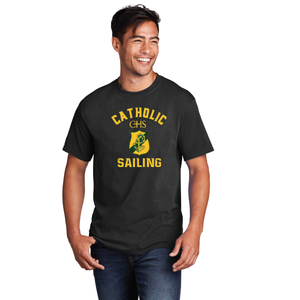 Core Cotton Tee / Black / Catholic High School Sailing