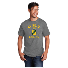 Core Cotton Tee / Graphite Heather / Catholic High School Sailing