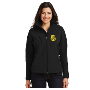 Ladies Textured Soft Shell Jacket / Black / Catholic High School Sailing