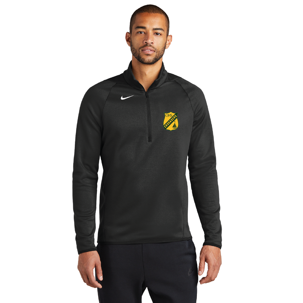 Nike Therma-FIT 1/4-Zip Fleece / Black / Catholic High School Sailing