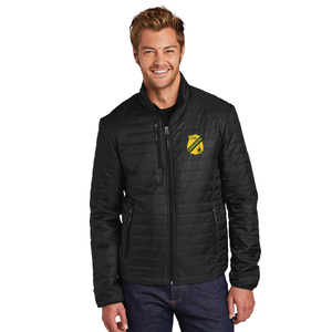 Packable Puffy Jacket / Black / Catholic High School Sailing